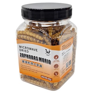 WEIYITER 維益特 台灣公司貨 嚴選乾燥大麥蟲 爬蟲專用, 50g, 1罐