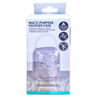 MARCUS&MARCUS 可掛式奶嘴專用收納盒, 多用途, PP材質, 不含塑化劑, 1個, 透明