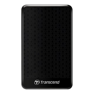 Transcend 創見 StoreJet 25A3 行動硬碟, USB 3.1 Gen 1極速傳輸, 單鍵自動備份, TS1TSJ25A3K, 1個