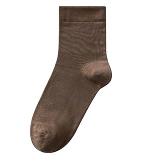 復古中筒襪 E083 10雙, 26 x 7.5cm, 咖啡, 1組