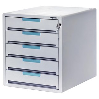 kapamax 五層效率櫃 附鎖 17205, 象牙白, 5層