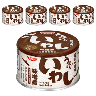 SSK 清水食品 沙丁魚 味噌煮罐 150g*5罐 (日本產, 即食罐頭, 下飯)