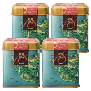 魚池鄉農會 紅璽茶葉 紅玉, 40g, 1罐, 4罐