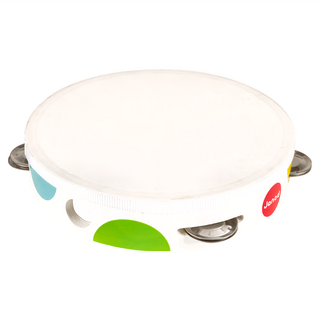 Janod 音樂好好玩 手搖鈴鼓 適用於3歲以上兒童 松木金屬材質, 1個