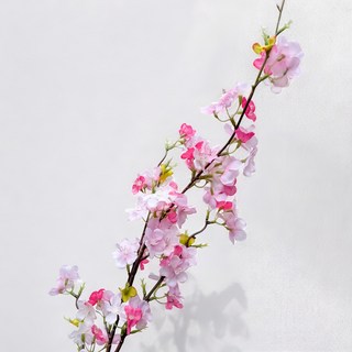 FLORAL M 初戀櫻花仿真花花材 人造花 適用於居家裝飾、婚禮佈置 輕鬆營造浪漫氛圍, 1個, 粉色