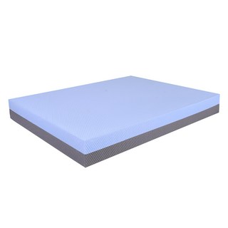 THE ONE UNITED 加大加厚雙層高彈止滑TPE超慢跑墊 50 x 40 x 6cm 藍灰色, 1個