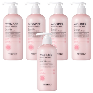 TONYMOLY Wonder 神經醯胺保濕乳液 300ml 富含5000ppb神經醯胺, 5瓶
