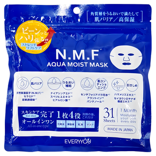 EVERYYOU N.M.F 31片 AQUA MOIST MASK 4合1面膜, 1包