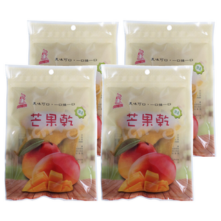 品味食族 精選芒果乾, 酸甜居家零食, 200g, 4包