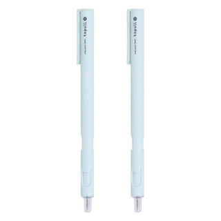 Sun-Star Topull B 前按壓原子筆 0.5mm 筆珠徑 日本產 黑色墨水, 薄荷綠, 2支