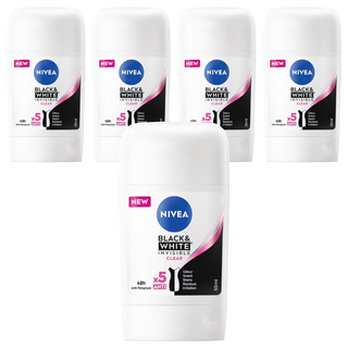 NIVEA 妮維雅 止汗爽身乳膏Pro 無印乾爽, 50ml, 5瓶