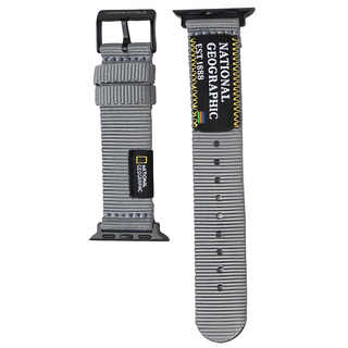 NATIONAL GEOGRAPHIC 國家地理 Nato 潮流錶帶, 灰色, 1條