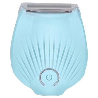 無線絲滑貝殼美體除毛刀 藍色 無線操作 乾濕兩用 全身適用, 1入, 1個