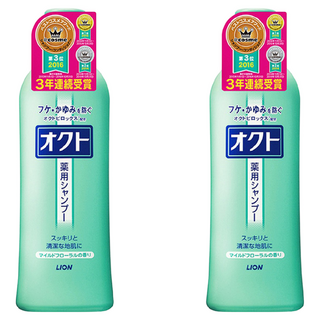 LION 獅王 OCTO 清屑舒癢洗髮精, 舒緩頭皮癢, 320ml, 2件