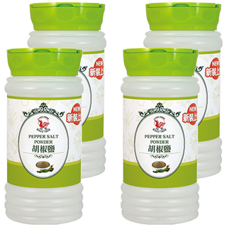 飛馬 胡椒鹽 台灣產, 470g, 4罐