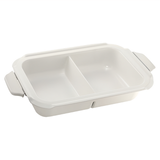 BRUNO 鴛鴦鍋 電烤盤專用配件 405 x 70 x 242mm 白色, BOE021-SPLIT-KE