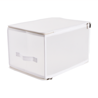 居家達人 日系無印風 大容量透明可折疊衣物收納箱/收納盒/整理袋 PP材質 防塵/防潮, 1個