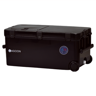 SHInWA 伸和 日本製 LAGOON 硬式冰箱, 黑色, 45L