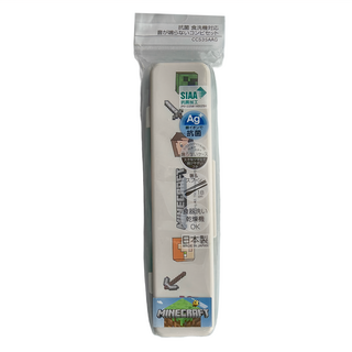 Skater 環保筷子+湯匙, 18cm, Minecraft麥塊, 1組