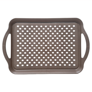 KEYWAY 聯府 大圓點止滑托盤 D106-1, 咖啡, 1個