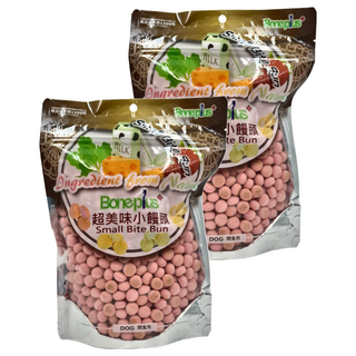 Boneplus 超美味小饅頭-美味草莓, 狗零食, 250g, 2包