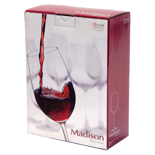 Ocean Glass 麥德遜紅酒杯，2個禮盒裝，425ml, 1組