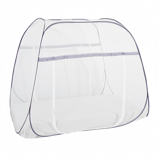 Life 蒙古包雙開門蚊帳 加大加寬加高免安裝, 白色