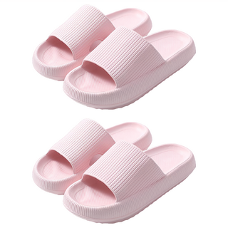 厚底拖鞋, EVA材質, 36/37尺寸, 240mm, 淺粉, 1組
