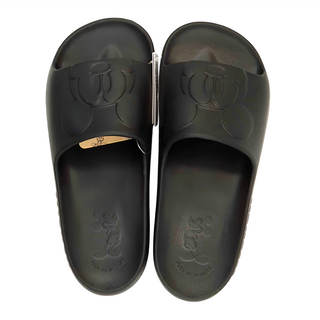 BORUI 柏睿鞋業 大人款 造型厚底紓壓DN米奇浮雕拖鞋 經典款, 39cm, 星空黑, 1雙