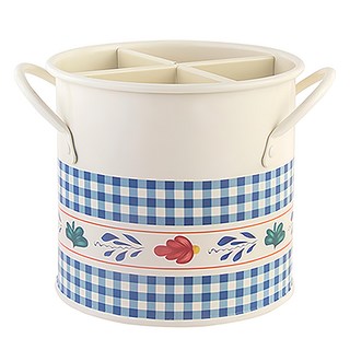 復古瀝水餐具筒, 1個, Ivory