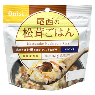Onisi 尾西 沖泡即食飯 松茸風味, 100g, 1包