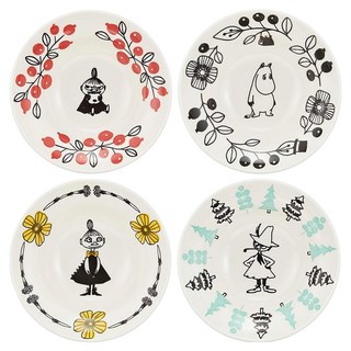 yamaka 山加商店 四入陶瓷碗組, MOOMIN 白色, 1組