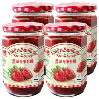 義美 草莓果粒醬, 300g, 4罐