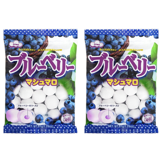 EIWA 夾心棉花糖 藍莓風味 柔軟細膩口感 日本伊華大廠原裝進口, 65g, 2包