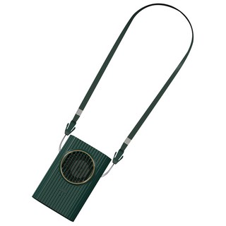 Kinyo 復刻3用輕巧掛脖扇, UF-176, 綠色