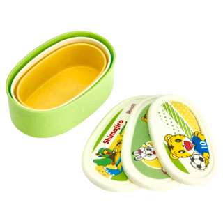 Skater 巧虎塑膠密封容器 3個, 3個容器 + 3個蓋子, 1組