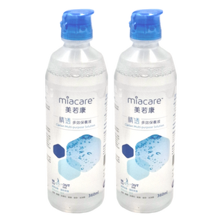 miacare 美若康 多效隱形眼鏡保養液, 360ml, 2瓶