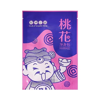 財神小舖 加強特製 天然藥草, 桃花淨身包, 1組