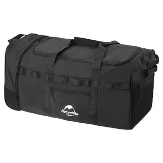 Naturehike 挪客 XS03可折疊滾輪行李袋 LX003 88L, 黑色, 1個