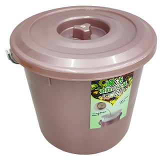 HOUSE 好室喵 魔法廚餘回收桶 7L, 粉色, 1個