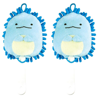 角落生物SG 除塵刷 恐龍 可愛造型, 2個, 藍色