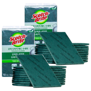 3M Scotch-Brite 百利 多用途強效菜瓜布 M, 2包, 10個
