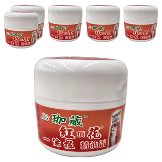 Li 珈葳 BEST 紅頂花精油霜, 50g ± 5%, 6罐, 1入