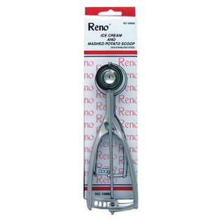 Reno冰淇淋杓35mm 輕鬆挖取冰淇淋 享受清涼甜點的樂趣, 銀色, 1支