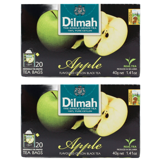 Dilmah 帝瑪 蘋果紅茶, 2g, 20包, 2盒