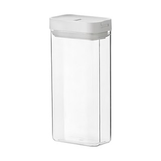 日式可疊加鎖扣保鮮密封罐, 1個, 1 個容器 + 1 個蓋子