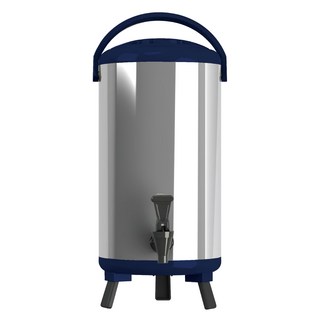 WORTH IT 渥思 日式不鏽鋼保溫茶桶, WT100-12-B 304不鏽鋼 12公升 寶石藍, 12L, 1個