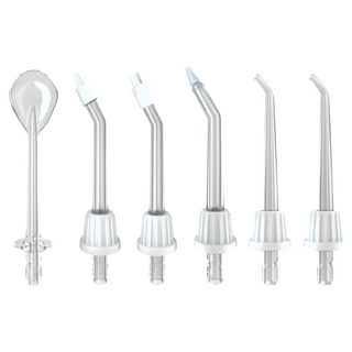 unicare 沖牙機 標準噴頭x2+正畸噴嘴x1+刮舌噴嘴x1+護齦噴嘴x1+牙菌斑噴嘴x1, 專業級噴嘴-六件組, 1組