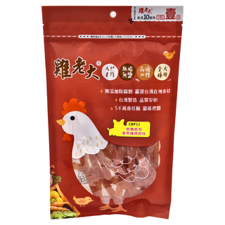 雞老大 軟嫩香煎雞排肉絲 100%新鮮雞肉 低脂肪 全犬適用 台灣製造, 起司 + 雞肉, 90g, 1包