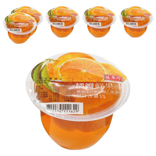 盛香珍 橘瓣鮮果凍, 180g, 6個